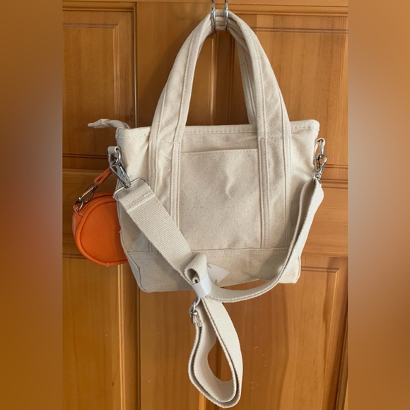 Orange Spritz Summery Canvas Tote - Picture 2 of 7